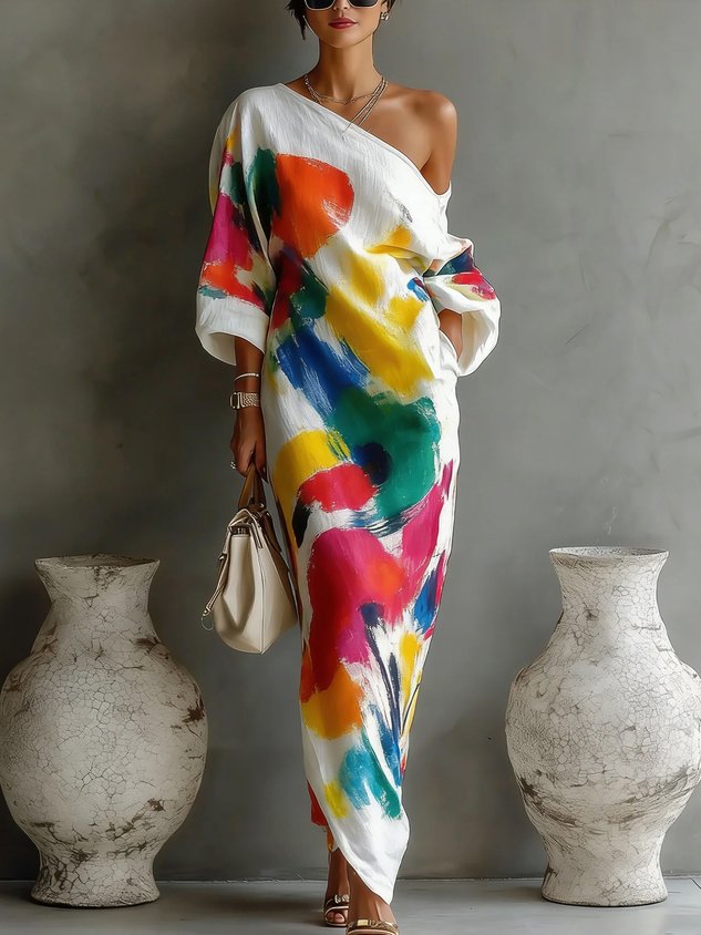 Daphne – Flowing Sleeveless Maxi Dress