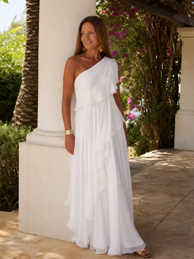 Nina – Flowing Sleeveless Maxi Dress
