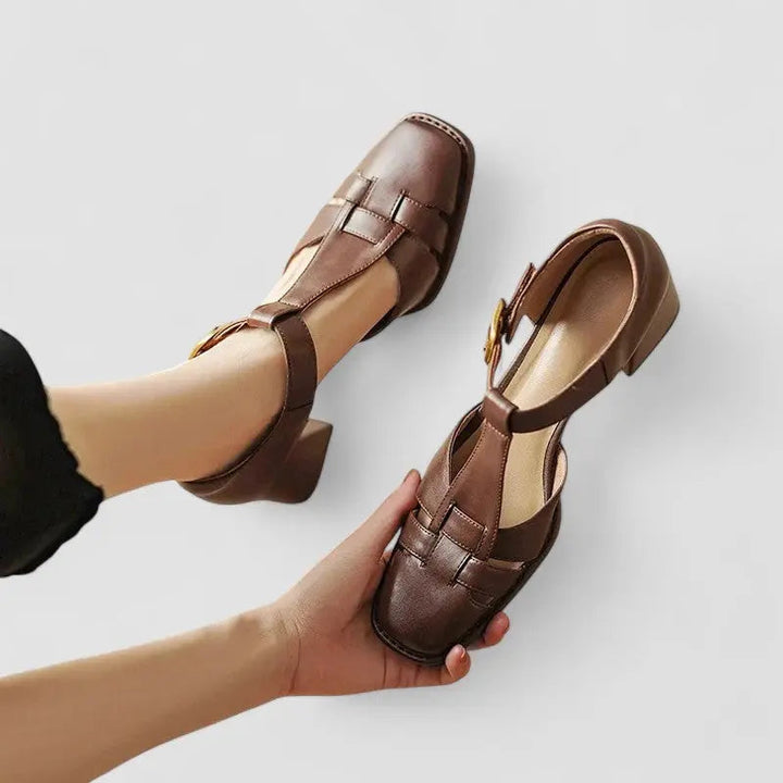 Freya – Comfortable Orthopedic Block Heel Sandals