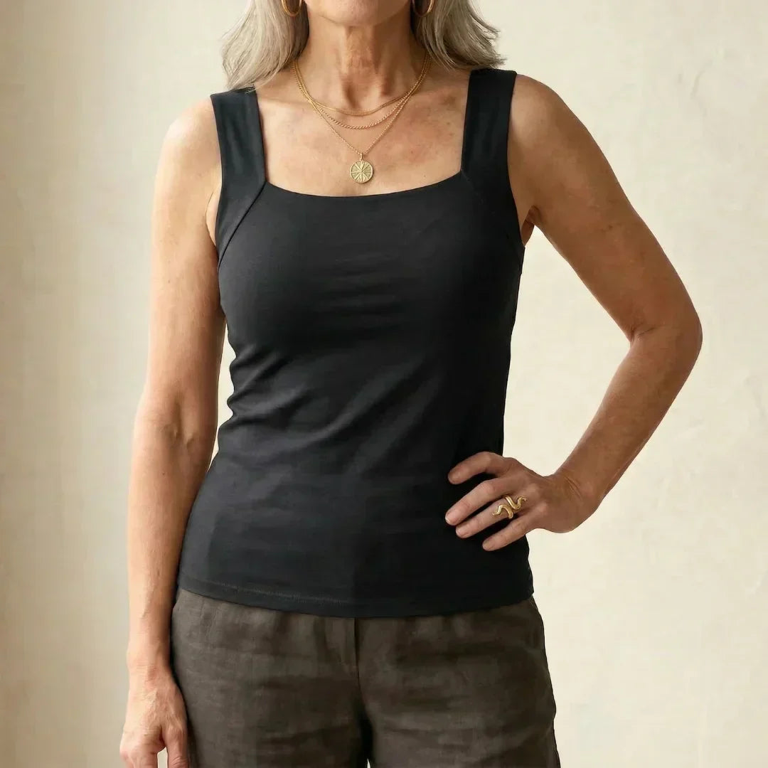 Cleo – Seamless Stretch Tank Bra with Support