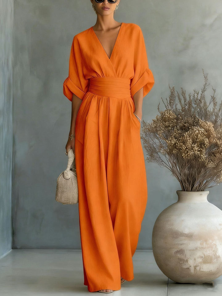 Felicity – Breezy Wide-Leg Linen Jumpsuit