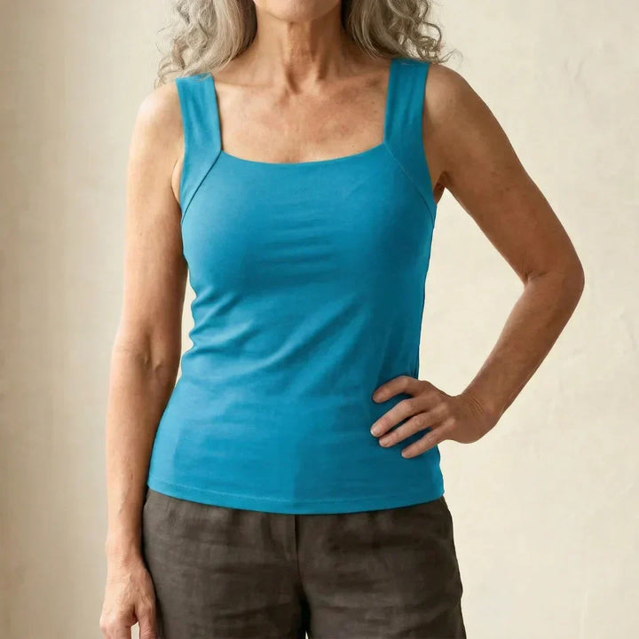 Cleo – Seamless Stretch Tank Bra with Support