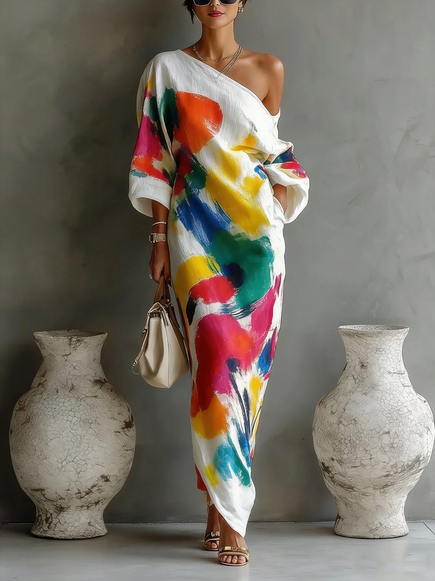 Daphne – Flowing Sleeveless Maxi Dress