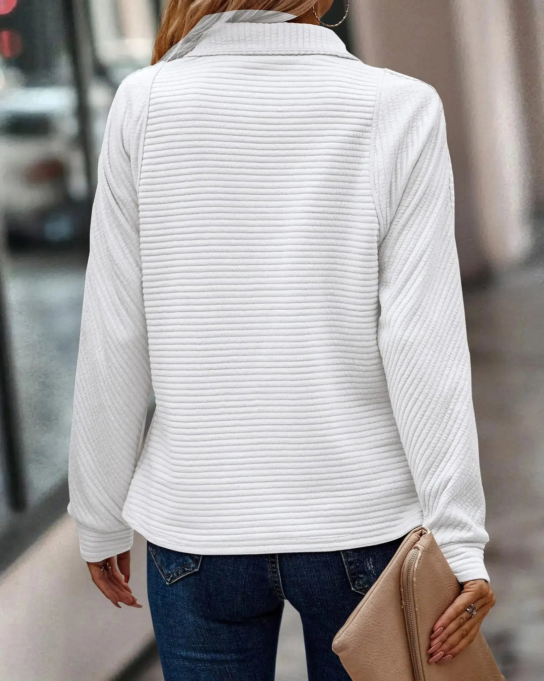 Adele – Soft V-Neck Knit Sweater