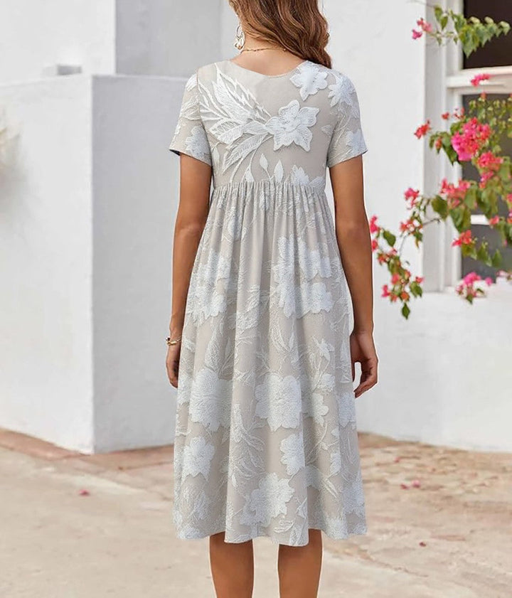 Darcy – Timeless Midi Dress with Elegant Silhouette