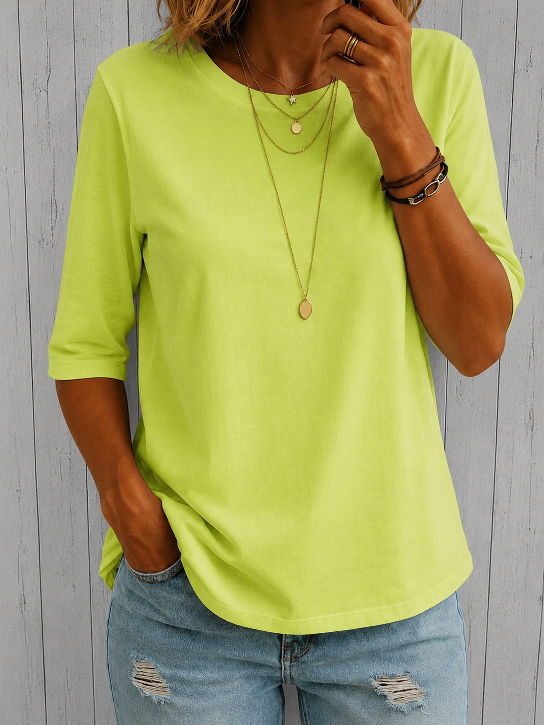 Rae | Relaxed Everyday Half-Sleeve Tee