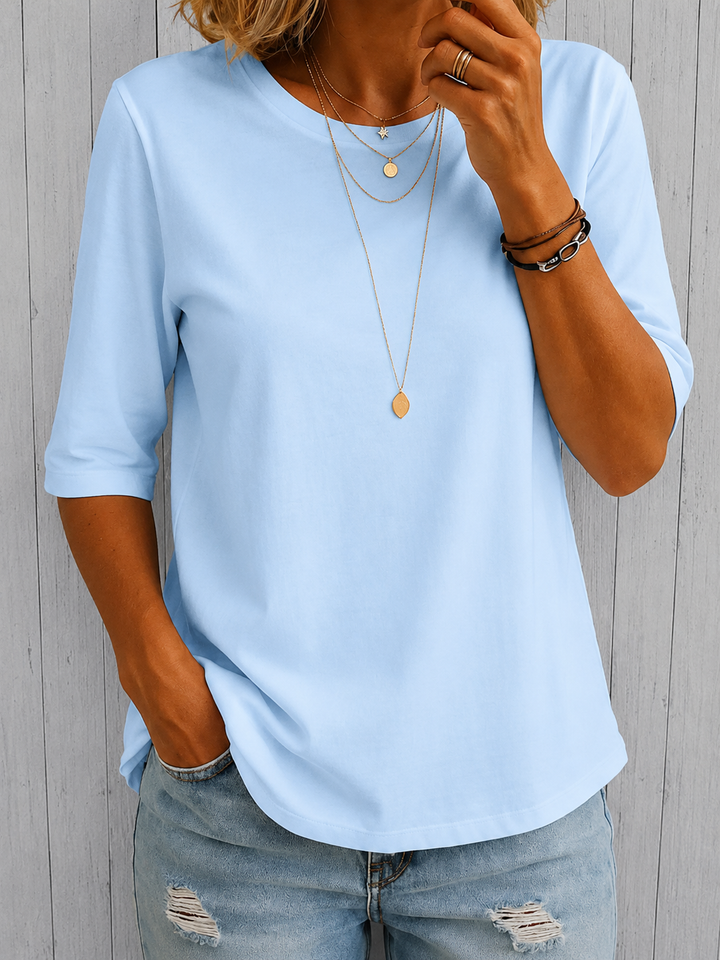 Rae | Relaxed Everyday Half-Sleeve Tee
