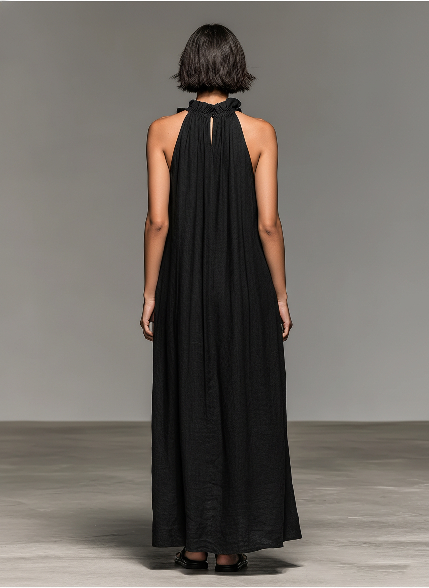 Bianca – Casual Maxi Dress with Handy Pockets