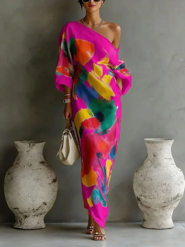 Daphne – Flowing Sleeveless Maxi Dress