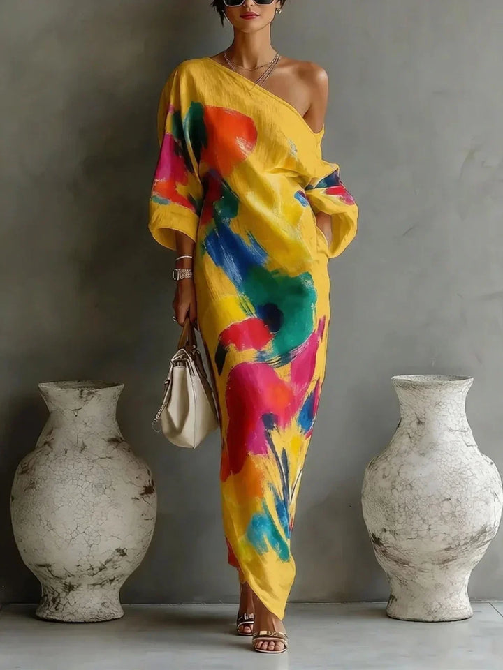 Daphne – Flowing Sleeveless Maxi Dress