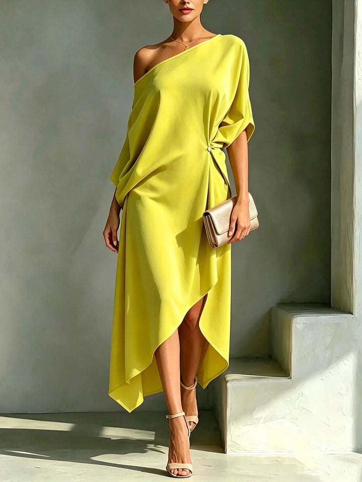 Elsie – One-Shoulder Evening Dress