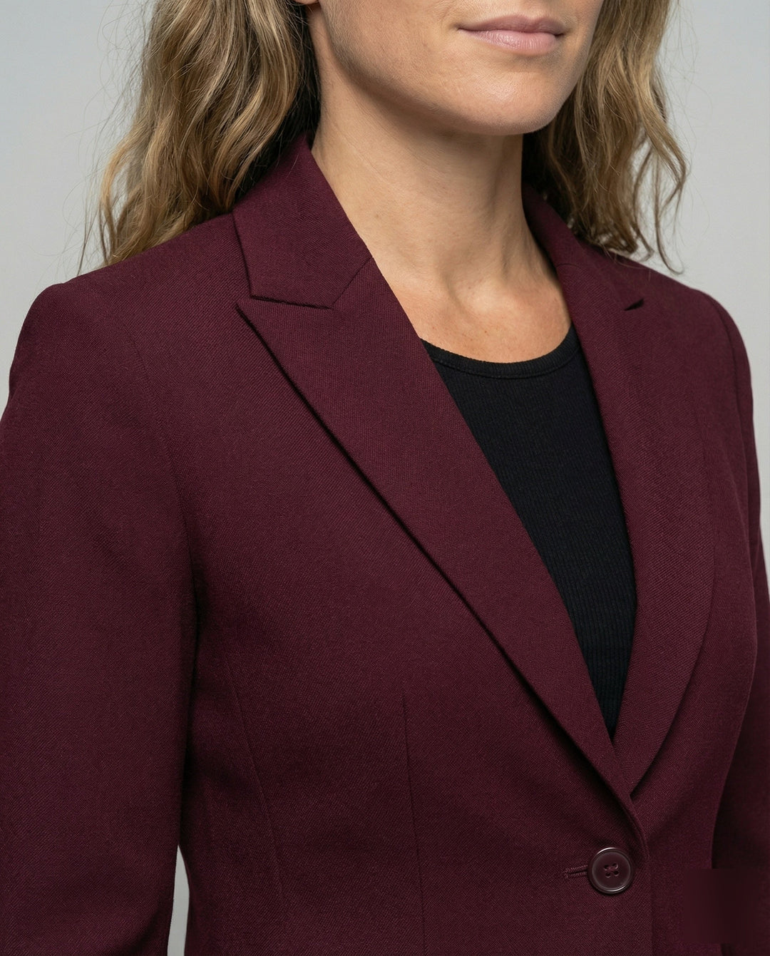 Delilah – Tailored Peplum Blazer with Notch Lapel