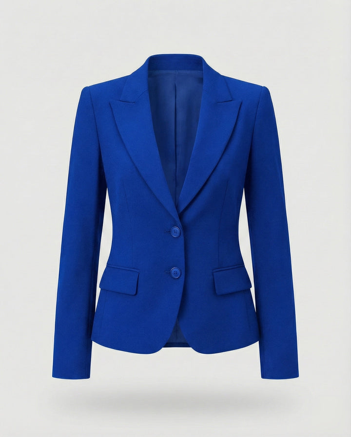 Delilah – Tailored Peplum Blazer with Notch Lapel