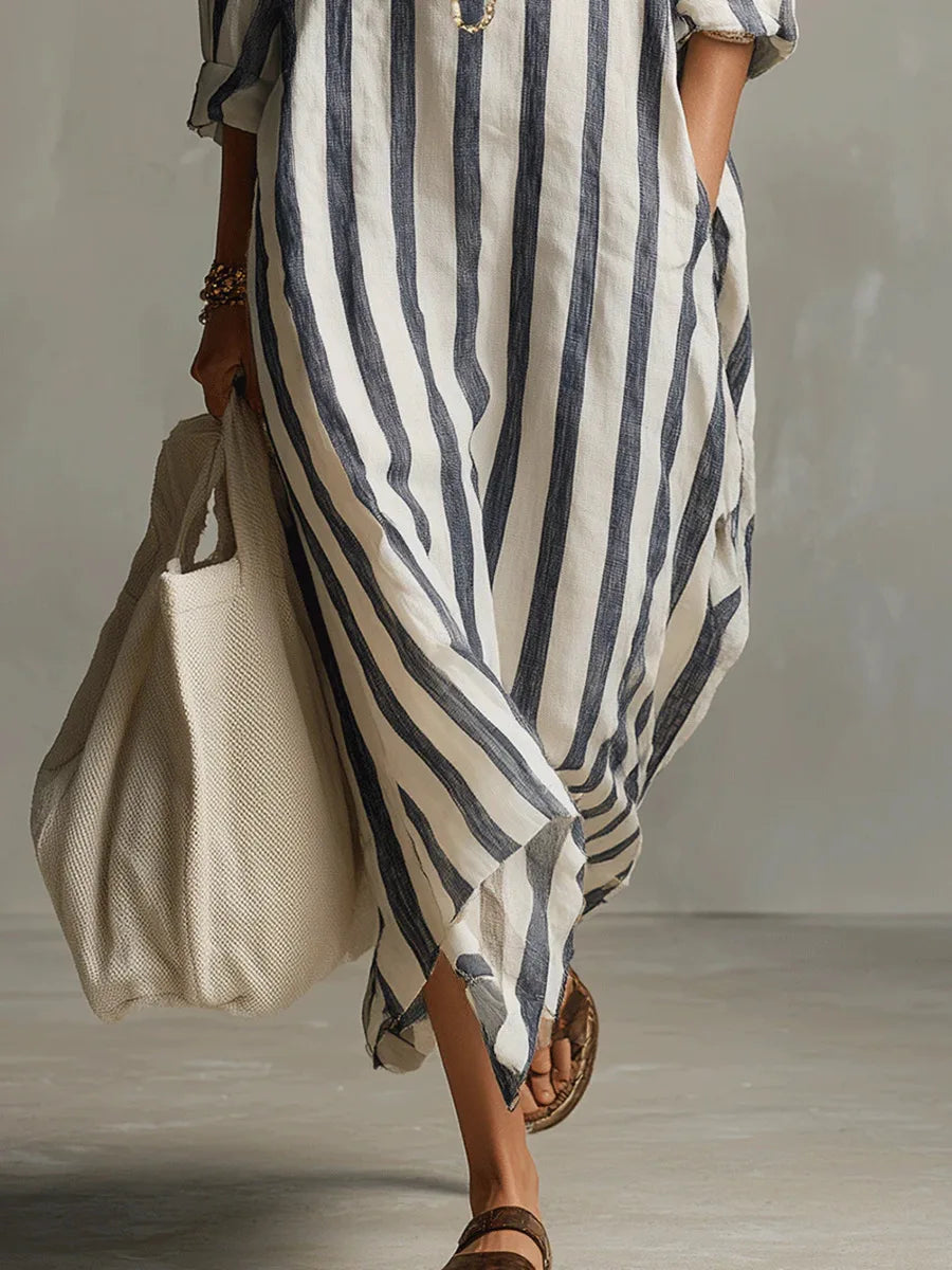 Fiona – Breezy Striped Maxi Dress