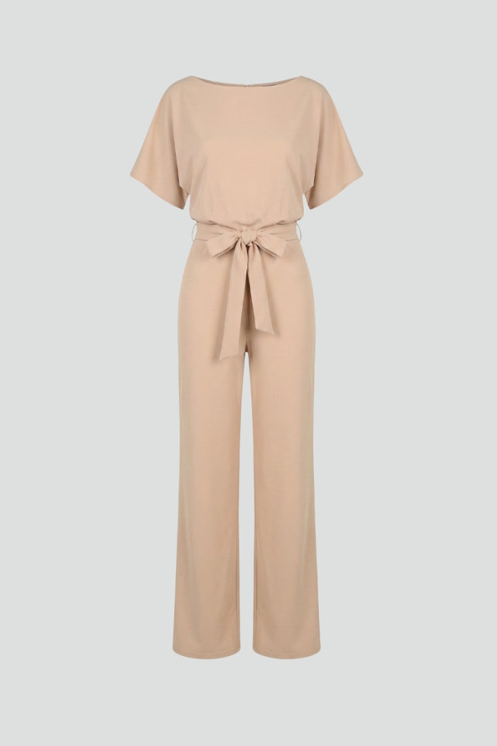 Eloise – Belted Wide-Leg Jumpsuit