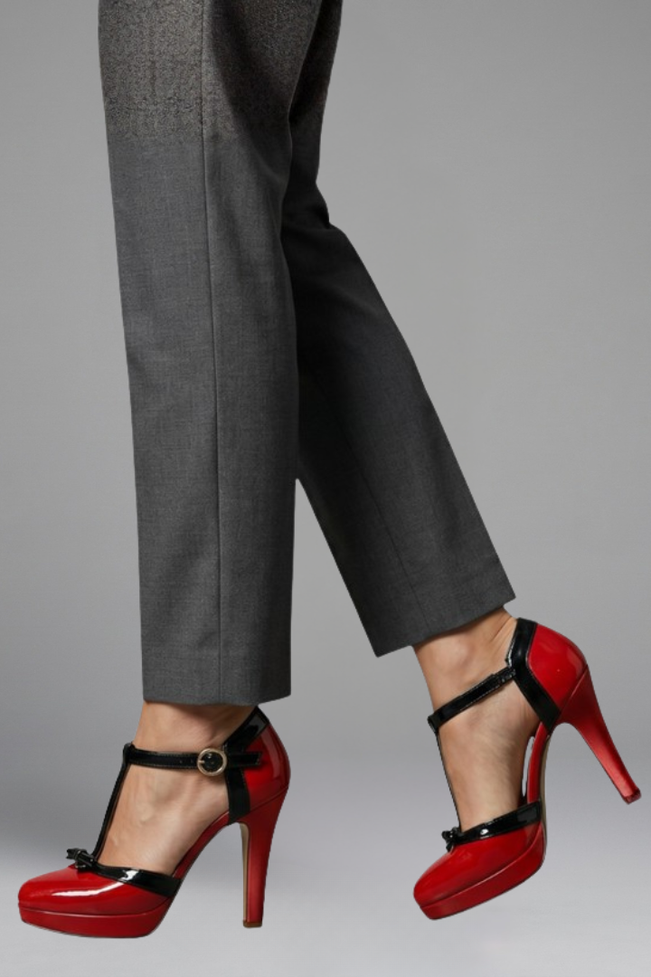 Daphne – Orthopaedic T-Strap Heels for Special Events