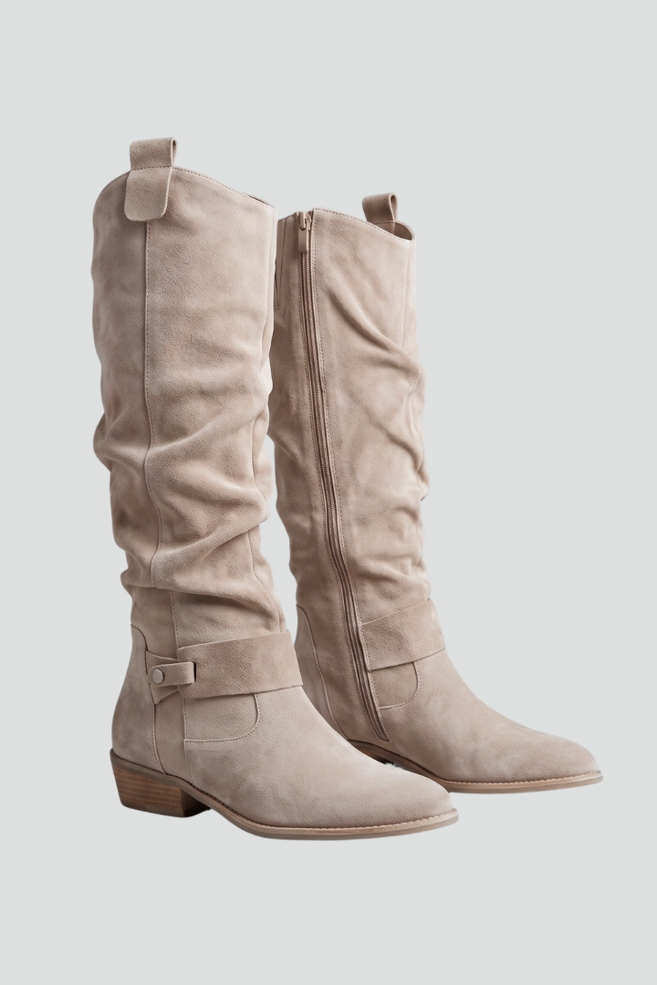 Daphne – Orthopaedic Knee-High Boots with Side Zip