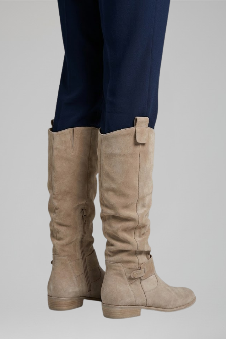 Daphne – Orthopaedic Knee-High Boots with Side Zip