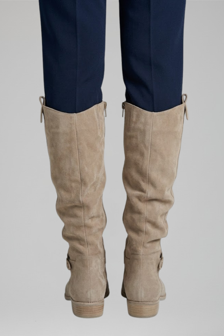 Daphne – Orthopaedic Knee-High Boots with Side Zip