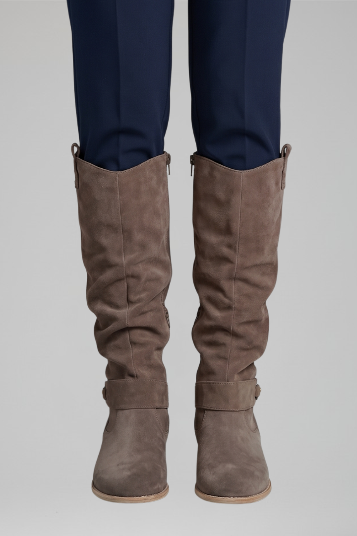 Daphne – Orthopaedic Knee-High Boots with Side Zip