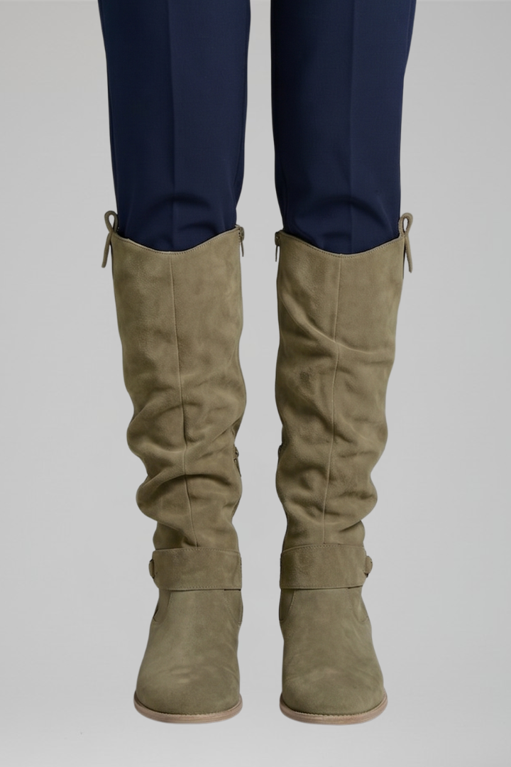 Daphne – Orthopaedic Knee-High Boots with Side Zip