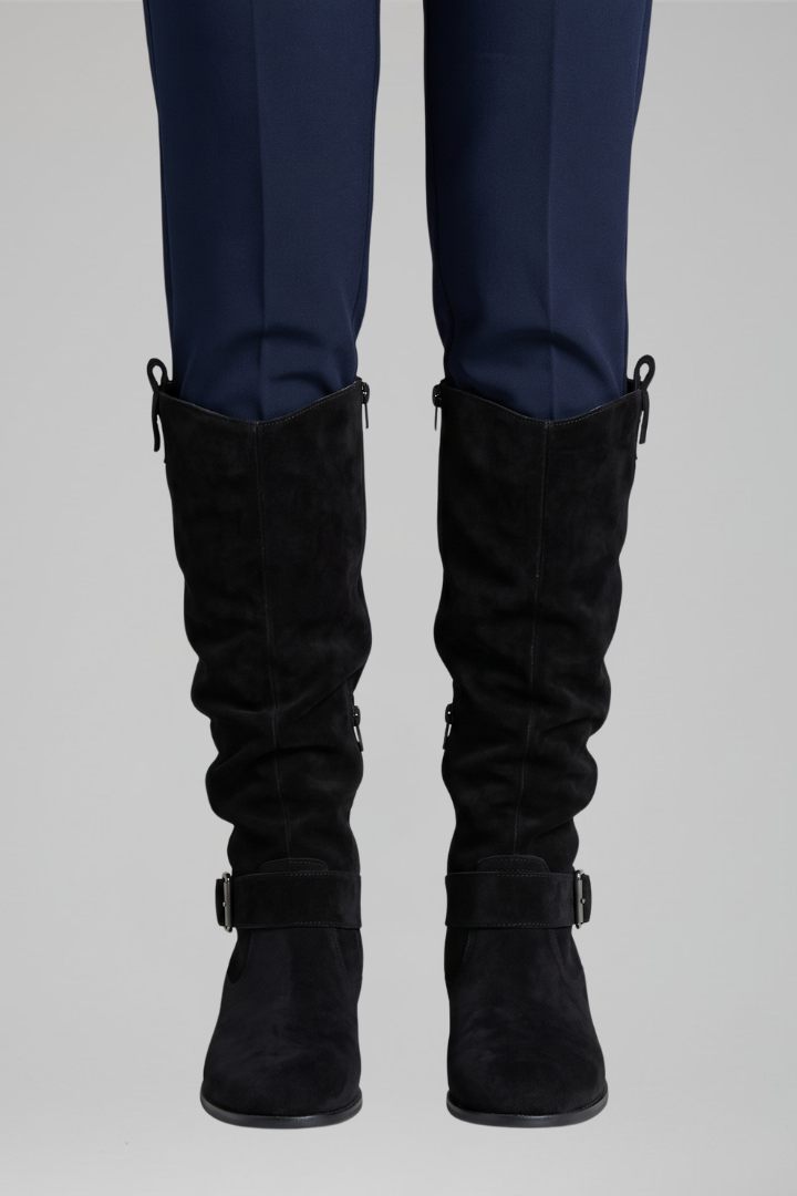 Daphne – Orthopaedic Knee-High Boots with Side Zip