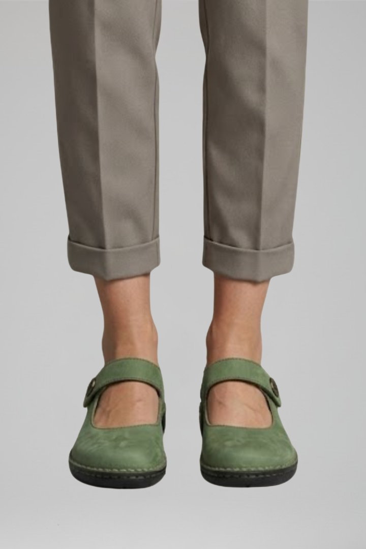 Tessa – Comfortable Orthopaedic Mary Jane Flats with Strap