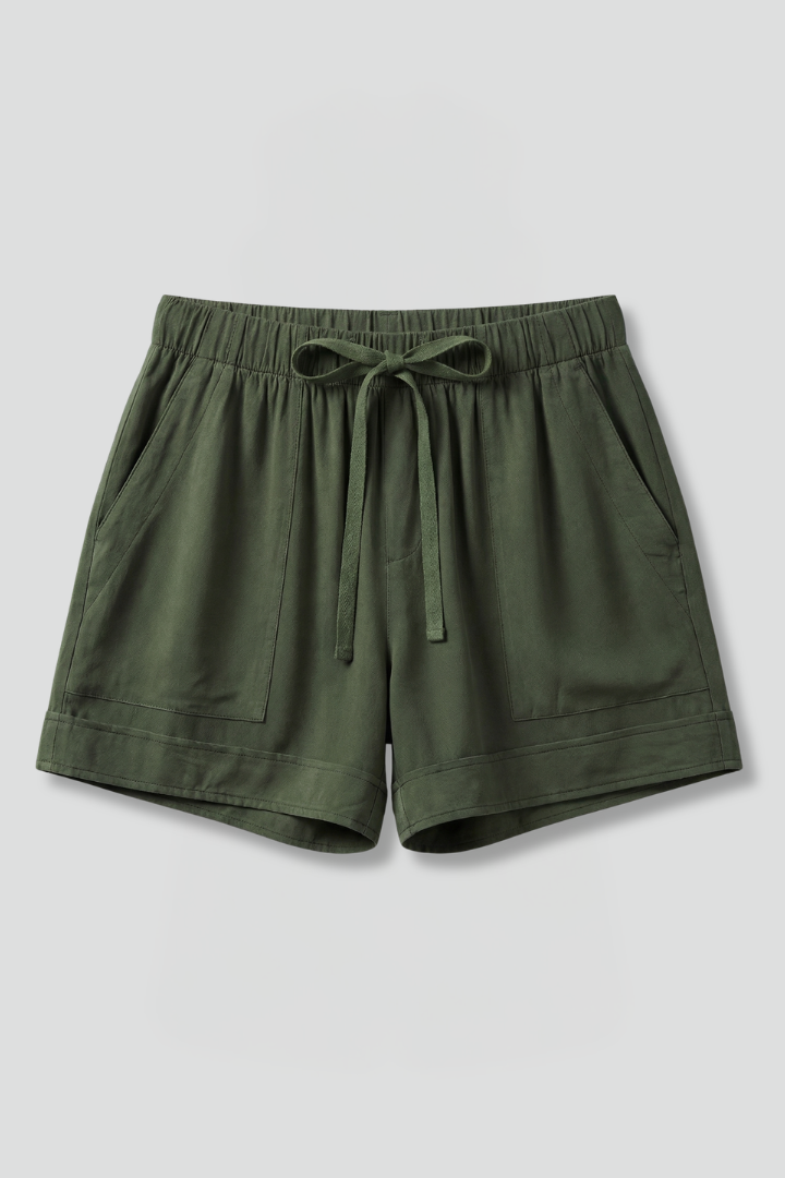 Daphne – Easy Fit Drawstring Waist Shorts