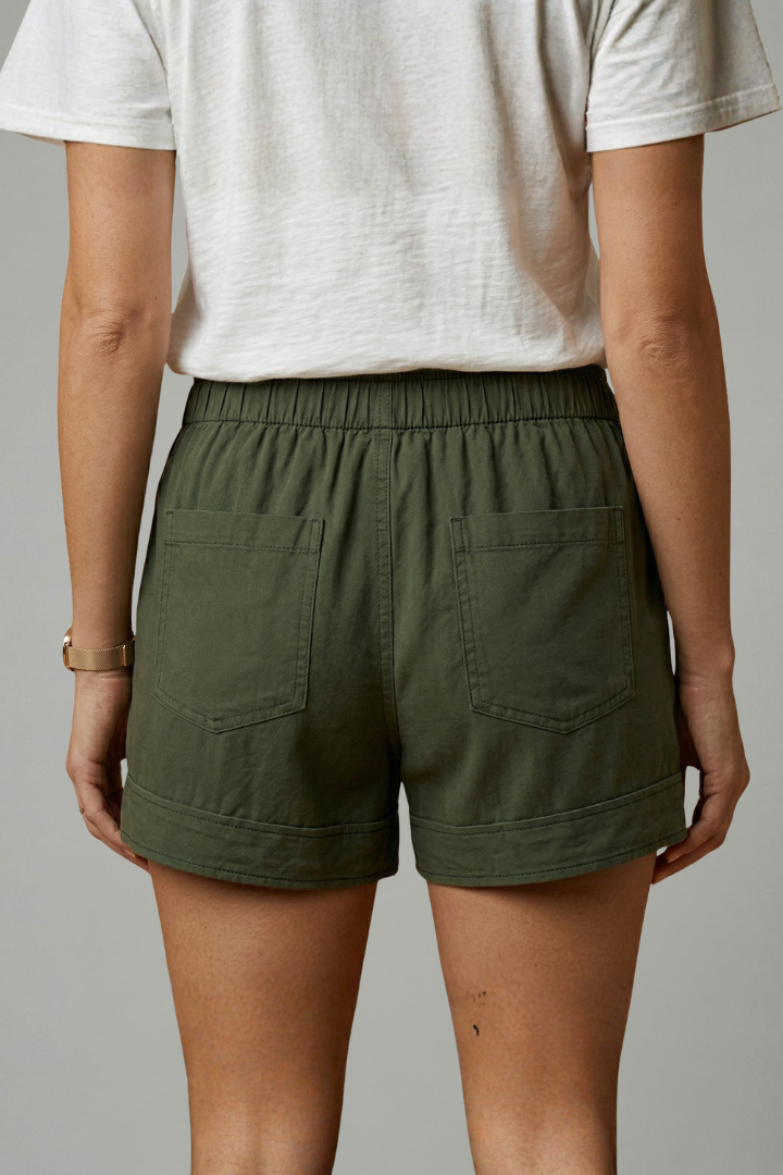 Daphne – Easy Fit Drawstring Waist Shorts