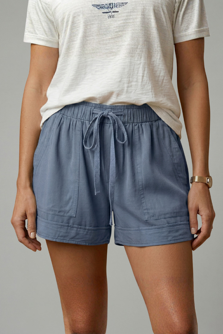 Daphne – Easy Fit Drawstring Waist Shorts