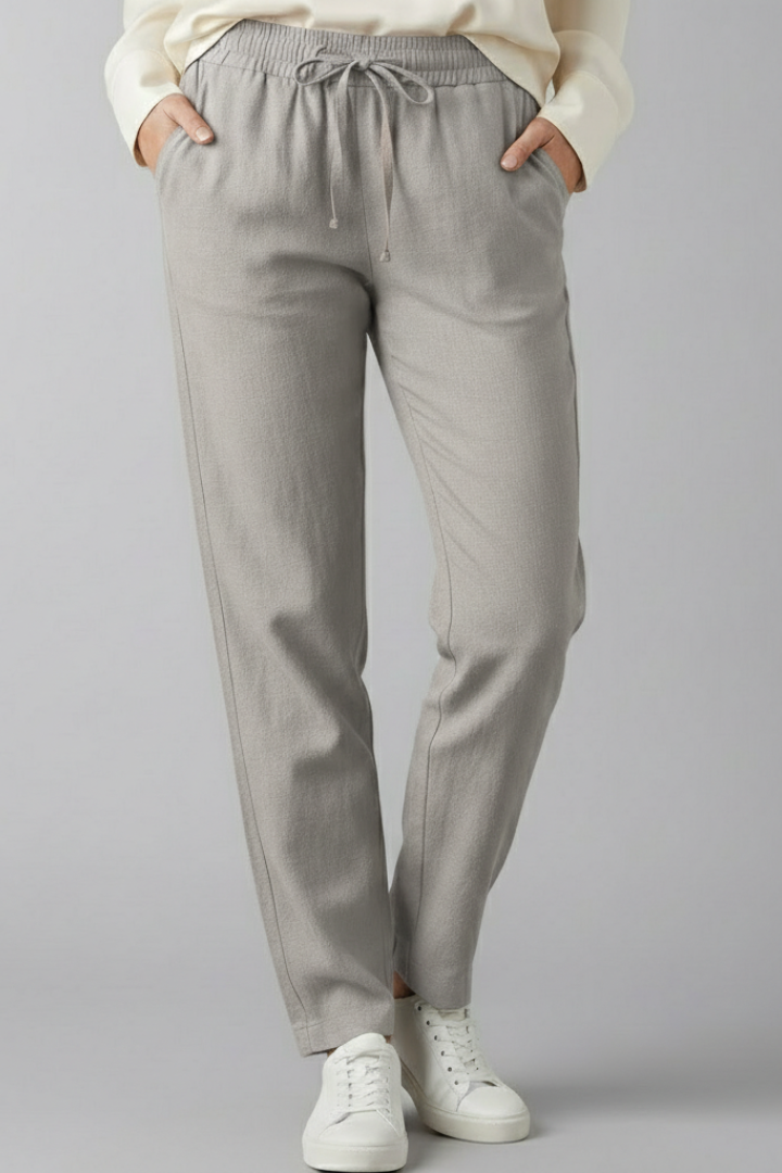 Darcy – Comfortable Trousers with Elastic Waist and Side Pockets