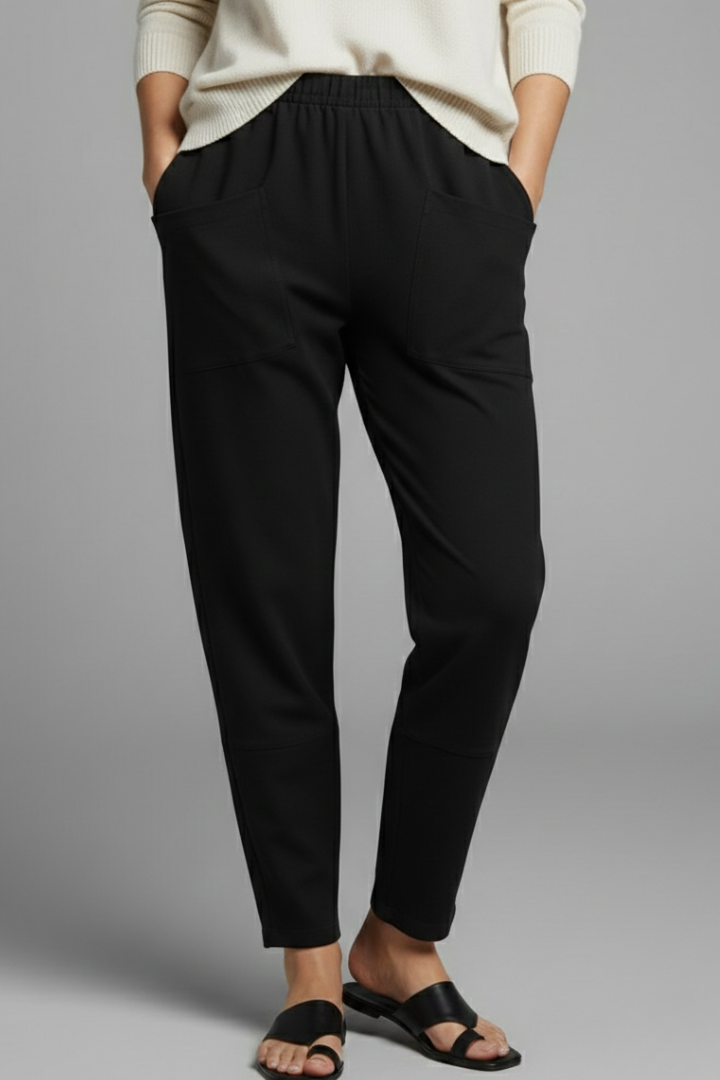 Darcy – Comfortable Trousers with Elastic Waist and Side Pockets