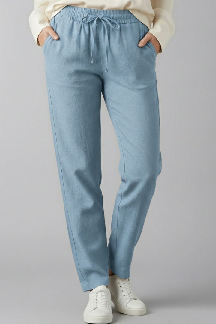 Darcy – Comfortable Trousers with Elastic Waist and Side Pockets