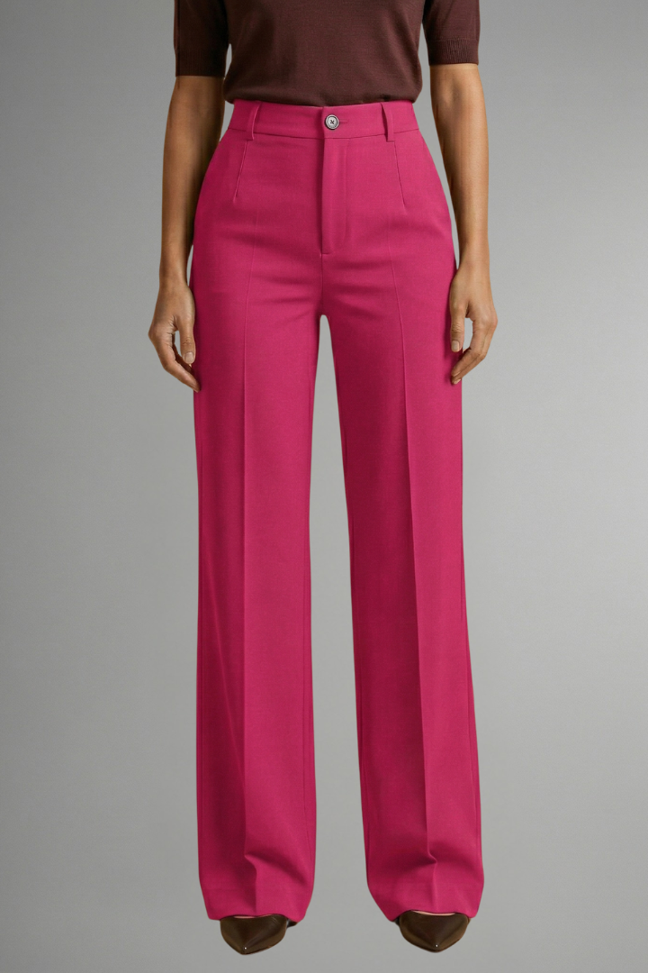 Daphne – High-Rise Straight Leg Trousers