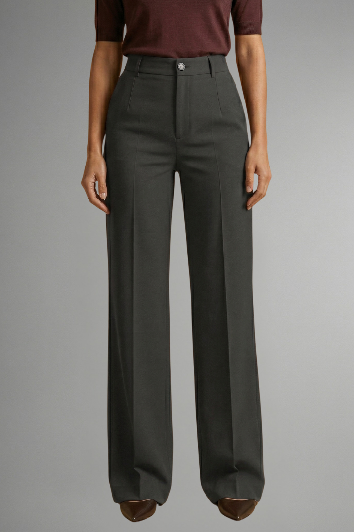 Daphne – High-Rise Straight Leg Trousers