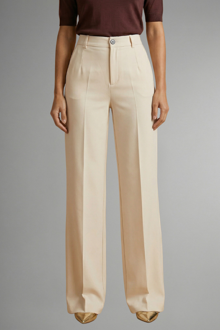 Daphne – High-Rise Straight Leg Trousers