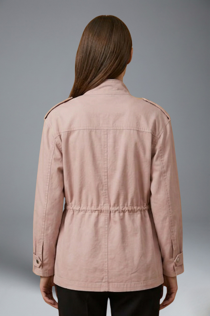 Daphne – Double-Breasted Utility Jacket with Waist Belt