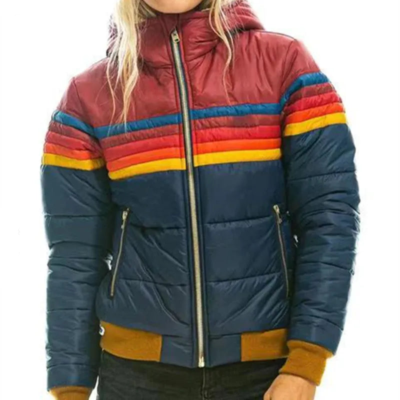 Imogen – Retro Hooded Puffer Jacket