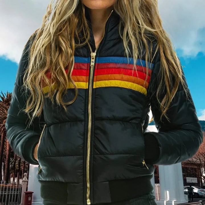 Imogen – Retro Hooded Puffer Jacket