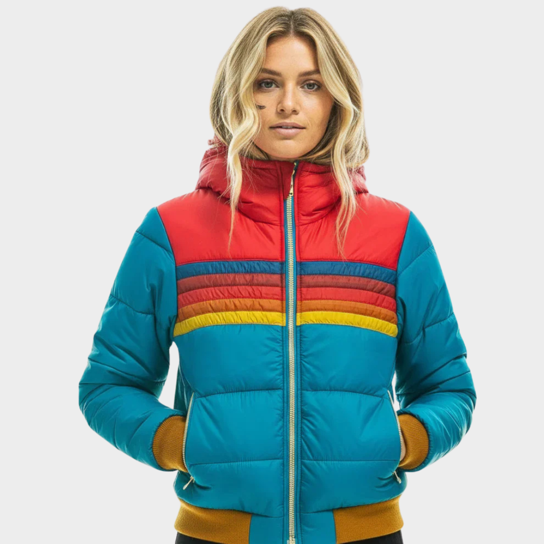Imogen – Retro Hooded Puffer Jacket
