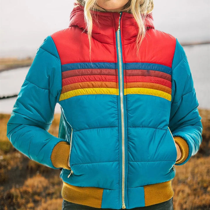 Imogen – Retro Hooded Puffer Jacket