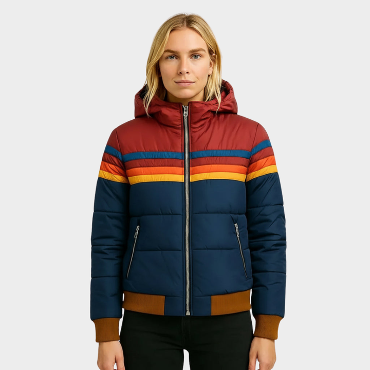 Imogen – Retro Hooded Puffer Jacket