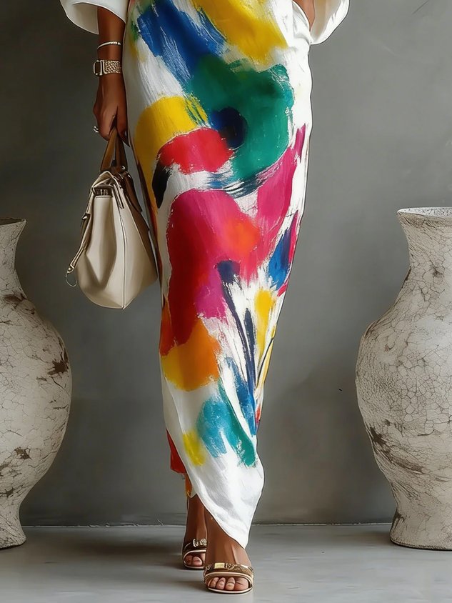 Daphne – Flowing Sleeveless Maxi Dress
