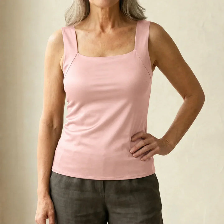 Cleo – Seamless Stretch Tank Bra with Support