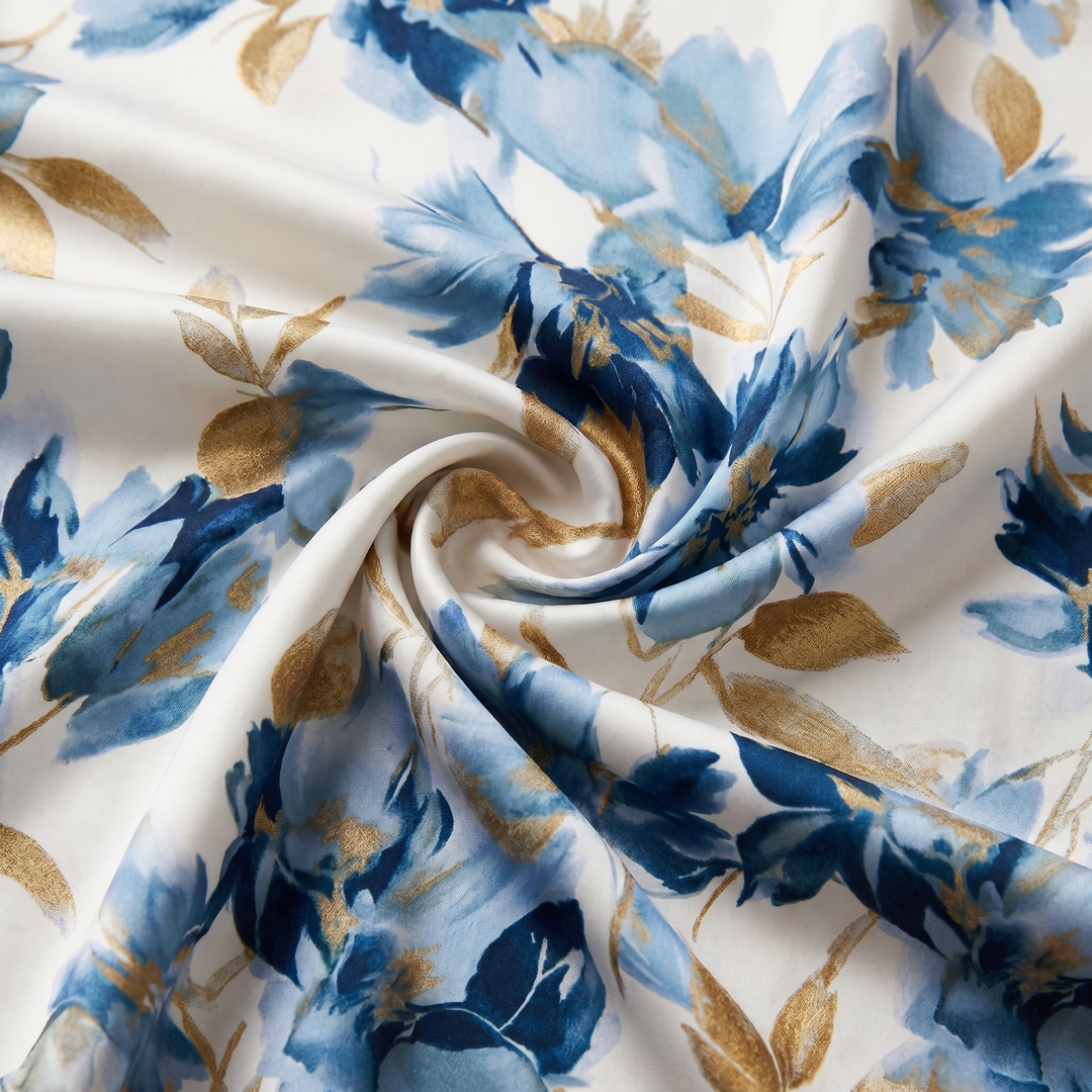 Elsie – Waist Tie Floral Midi Dress