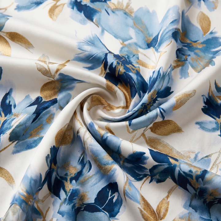 Elsie – Waist Tie Floral Midi Dress